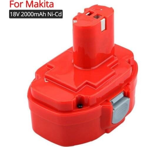 PA18 Rechargeable Power Tools battery 18V 2.0Ah Ni-Cd for Makita Cordless Drills replacement battery 1822 1823 1834 1833 1835