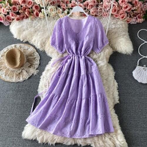 Summer Dresses With Sleeves ALYBVGVHV China