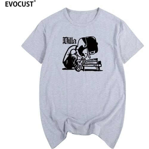 J dilla hip hop New Style Cool Vintage Harajuku Streetwear T-shirt Cotton Men T shirt New TEE TSHIRT Womens