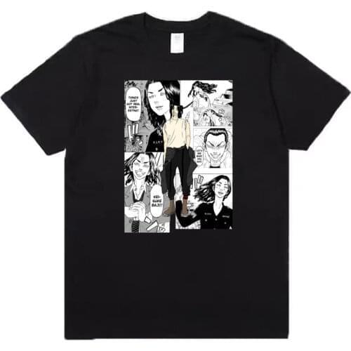 Tokyo Revengers Print Short Sleeve Hot Anime Baji Keisuke Casual Fashion Summer Men Women T-shirt