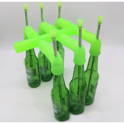Stir-free Beer Mixing Tool Beer Snorkel Straw Beer Snorkel Funnel Bong Beer Tools Party Drink Bar Double Festivals Dispense B2O0
