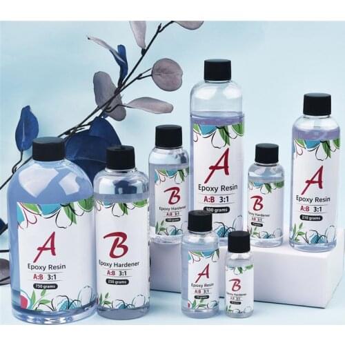 Epoxy Resin Adhesive 3:1 AB Crystal Glue For DIY Resin Mold Jewelry Making Transparent High Adhesive Glue 100g/280g/400g/1000g