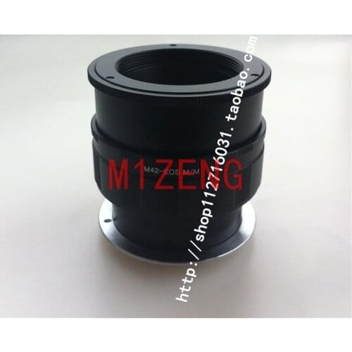 M42-EOSM macro Focusing Helicoid Adapter Ring for M42 42mm Lens to canon ef-m eosm/m1/m2/m3/m5/m6/m10/m50/m100 mirrorless camera