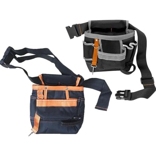 Multifunctional Oxford Tools Belt Waist Bag Pocket Outdoor 7 Pockets Woodworking Waist Belt Hardware Storage Pouch