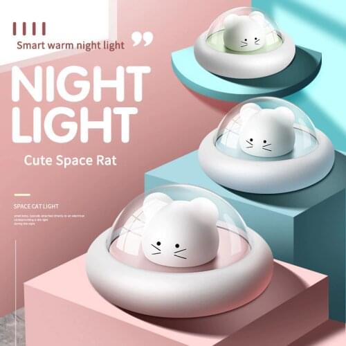 Cartoon mouse led lamp usb charging Three levels of brightness Night light kawaii room decor light Led lamp Indoor lighting