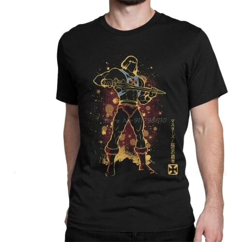 He-Man The Eternian Masters Of The Universe Mens T Shirts Skeletor 80s She-Ra Beast Tee Short Sleeve T-Shirts Cotton Tops