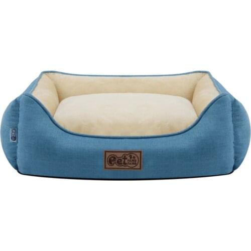 New Dog Bed Small Medium Square Pet Bed Cat Bed Autumn/Winter Warm Cat Pet Kennel