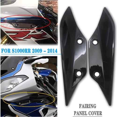For BMW S1000RR 2009 - 2014 2013 Carbon Fiber Front Aerodynamic Winglets Windshield Fairing Wing Cover Panel S1000 RR S 1000 RR