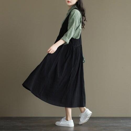 Original design Dress, Spring Autumn women cotton linen dress,plus size V neck loose casual dresses 4xl 5xl 6xl pink red purple