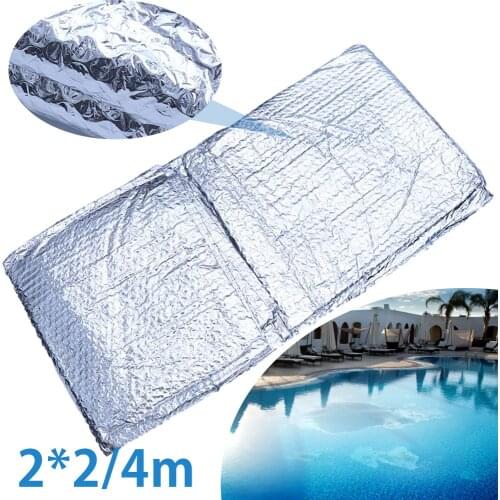 2M Swimming Pool Cover Mat Dustproof Rainproof Cover Reflective Heat Solar Range Thermal Insulation Shield Film Accessories