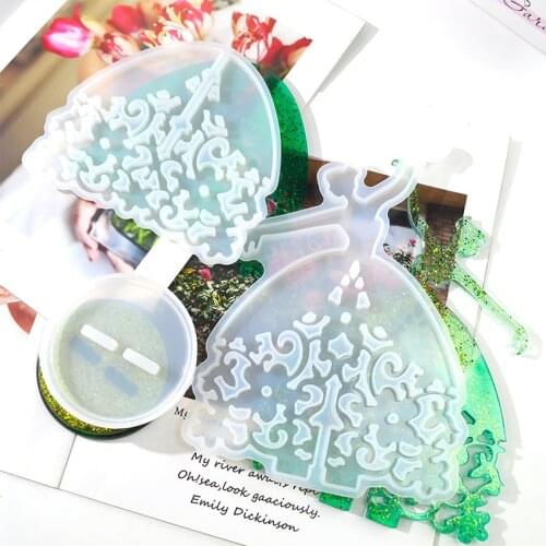 Silicone Mold Ballet Girls Decoration Mold Diy Special Craft Supplies for Table Home Decoration d88