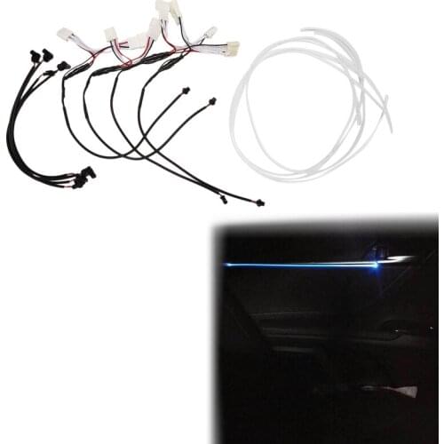 LED Car Atmosphere Lights Door Instrument Panel Decorative Ambient Light Neon Strip Light for Toyota Camry 2018-2021