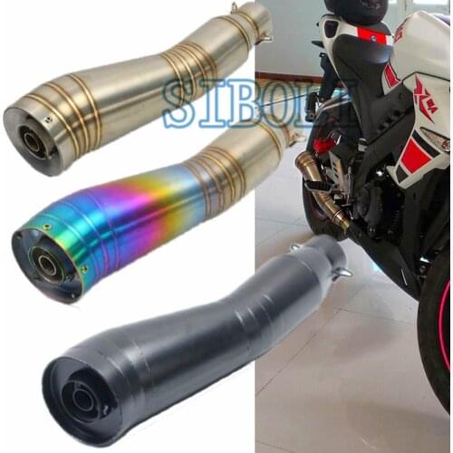 51MM Universal Exhaust Motorcycle Muffler GP Pipe Slip-On With DB Killer Silencer Motocross Escape Moto For Kawasaki ER6N AK164