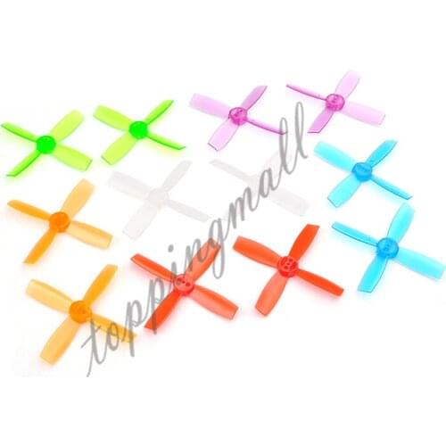 2 Pairs 2435 4 Blades Propellers Inch Propeller .4in CW CCW 1104 1105 Brushless Motor Props for 11xx Motors FPV Quadcopter