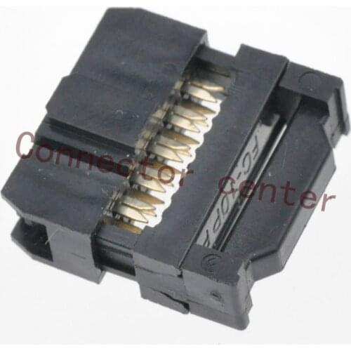 High Quality IDC Connector Full Gold Planted 2.54mm Pitch 10Pin Fungible HIF3BA-10D-2.54R