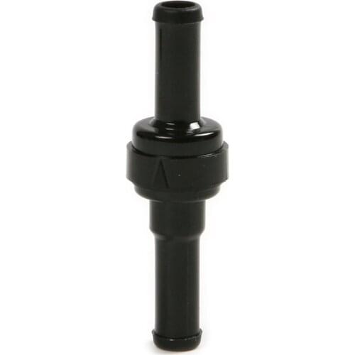 1pc Black 8mm 5/16" Plastic One Way Non Return Fuel Check Valve Petrol Diesel Water Oil