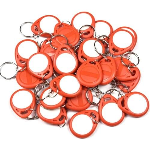 50pcs T5577 EM4305 Copy Rewritable Writable Rewrite Duplicate RFID Tag Can Copy EM4100 125khz card Proximity Token Keyfobs