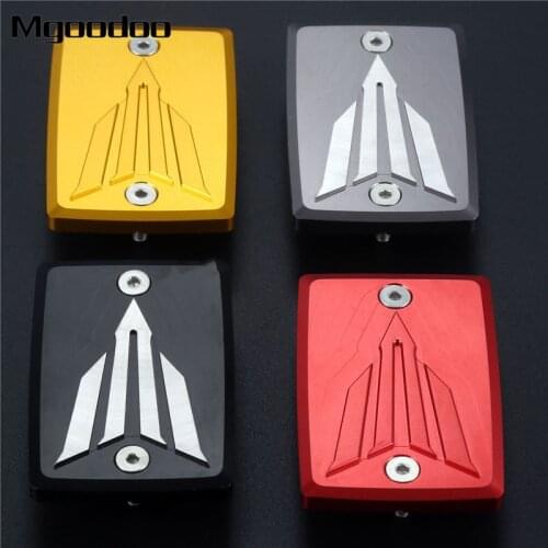 CNC Aluminum Motorcycle Front Brake Fluid Reservoir Cover For Yamaha 71x48mm Front Brake Fluid Reservoir Cover