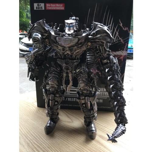 AOYI Ancient Behemoth Dinosaur Transformation Toys Action Figure 37cm Scorn Dinobots Ls11 AM01 Collection Robot model Alloy Toy