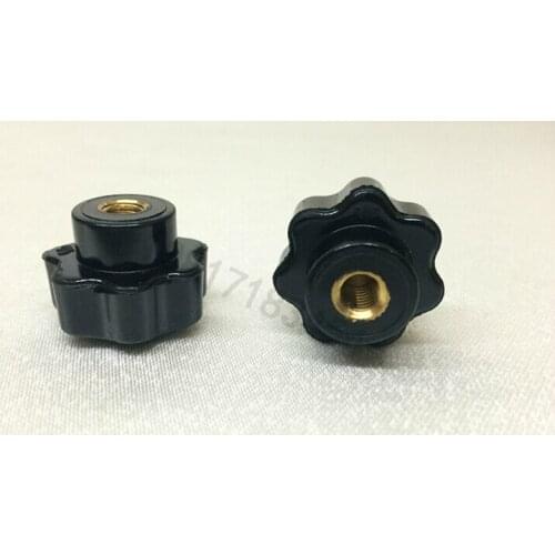 Free shipping 5 pieces M12 Female Thread Star Shaped Head Clamping Nuts Knob for industry equipment