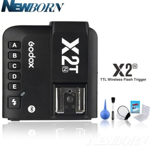Godox X2T-N TTL 1/8000s 2.4G Wireless Trigger Transmitter for Nikon DSLR Cameras and Godox Flash