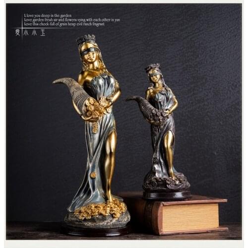 GODDESS OF WEALTH PLUTO GREEK MYTHICAL CHARACTERS RETRO STYLE STUDY LUCKY NABO EUROPEAN BOOKCASE DECORATION