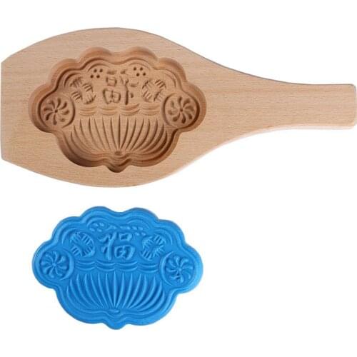 Large wooden baking mold, printed moon cake, taro, mung bean cake, noodle clip, snack pumpkin cake, wooden