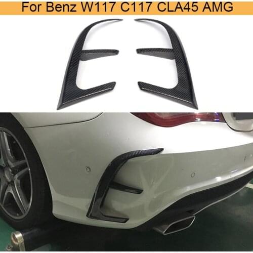 CLA Class Rear Bumper Vents Spoiler for Mercedes Benz W117 C117 CLA250 CLA260 CLA45 AMG 2014 2015 4PCS