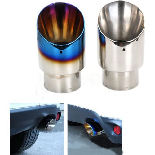For Mitsubishi ASX Car Rear Tail Pipe Exhaust Muffler End Pipe Styling Cover Trim Automobile Rust Protection Accessories 2014-16