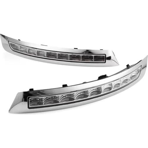 2Pcs Daytime Running Lights LED Dynamic Turn Signal Light Blinker for Volvo XC90 2007-2013 Lamp Turn Signal Fog Lamp