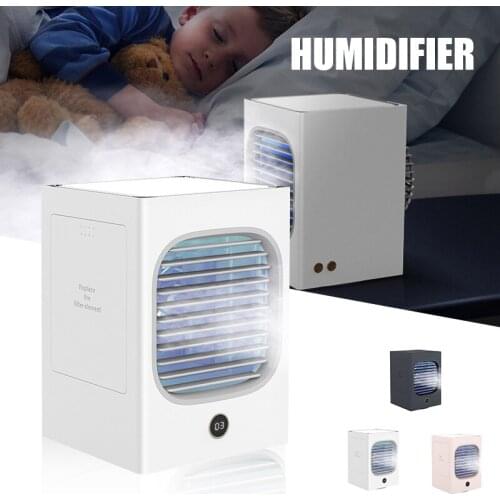 Electric Fans Air Cooler with 180ml Water Tank Portable Durable Easy to Use Long Lasting for Room Home DIN889