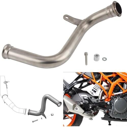 Exhaust Muffler Mid Pipe Link Pipe For KTM RC Duke 125 390 RC125 RC390 Duke125 Duke390 2017 2018 2019 Motorcycle Accessories