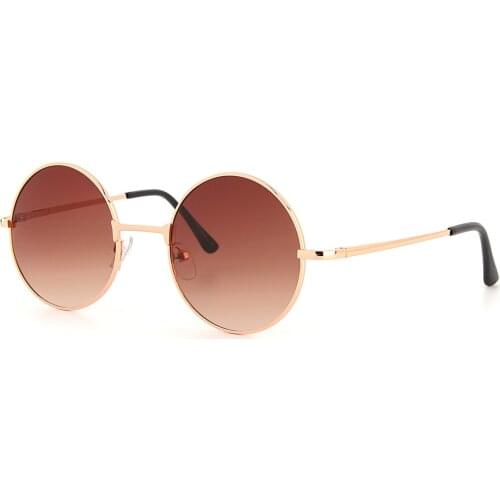 Unisex Round Design Sunglasses Apss046902