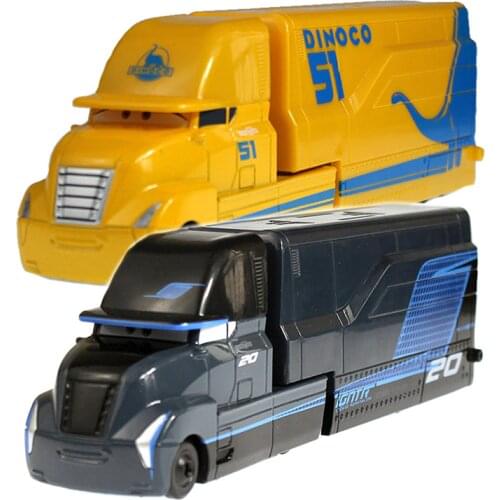 Disney Pixar Cars 2 3 Toy Lightning McQueen Jackson Storm Mack Uncle Truck 1:55 Diecast Model Car Toy Children Boy Birthday Gift