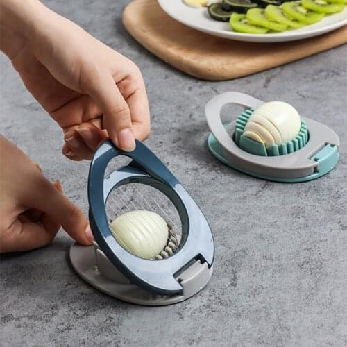 Multifunction Egg Slicers Section Cutter Divider Plastic Egg Splitter Cut Egg Device Creative Kitchen Egg Tools