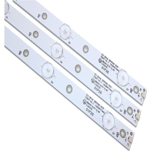 New 5set=15 PCS 7LED(3V) 620mm LED backlight strip for KDL-32R330D 32PHS5301 32PFS5501 LB32080 V0 E465853 E349376 TPT315B
