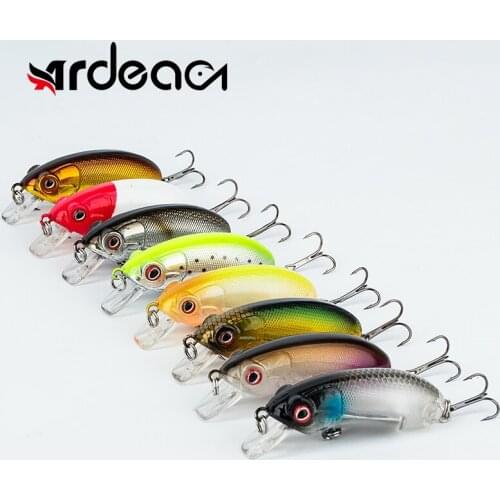 Ardea Minnow Crankbait Lure 9g Hard Floating Plastic Bait Vibrations Wobblers Swimbait Trout Fishing Tackle