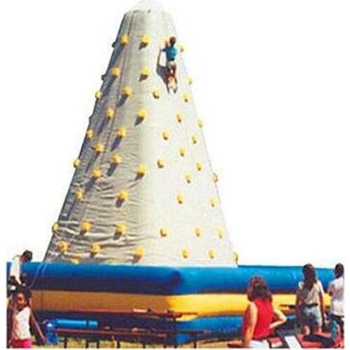 Popular Good Quality Competative Inflatable Sport games PVC Inflatable Climb Wall with Blower