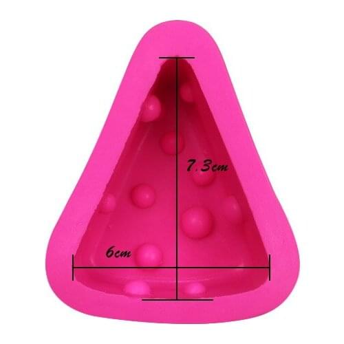 Silicone soap mold 3D three-dimensional cheese cake mold Medium XGY-212
