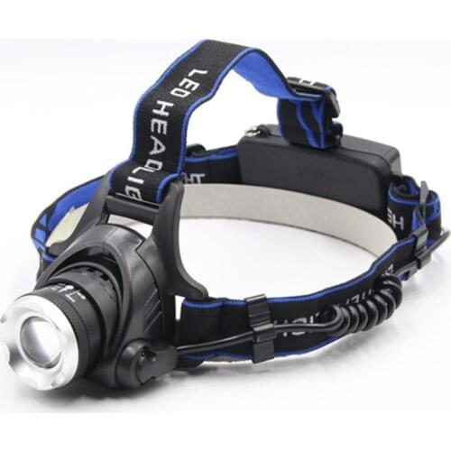 2000LM CREE XM-L T6 LED Rechargeable Zoomable Headlamp Headlight Flashlight Torch for Outdoor Sports Camping & Hiking Lights