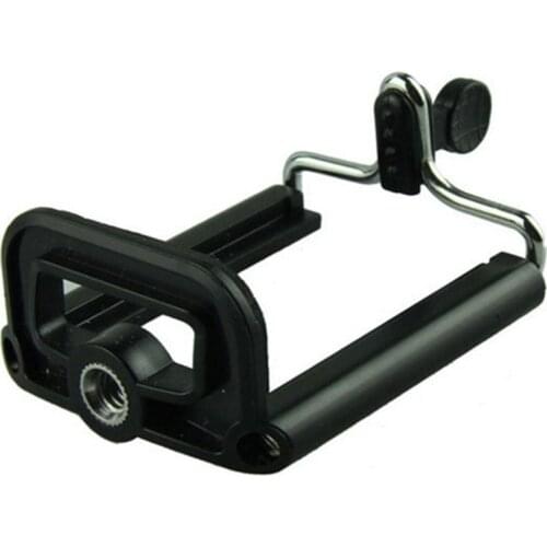 Universal Mobile Phone Clip Holder Mount Bracket Adapter for Smartphone Camera Cell Phone Tripod Stand Mount Adapter Monopod