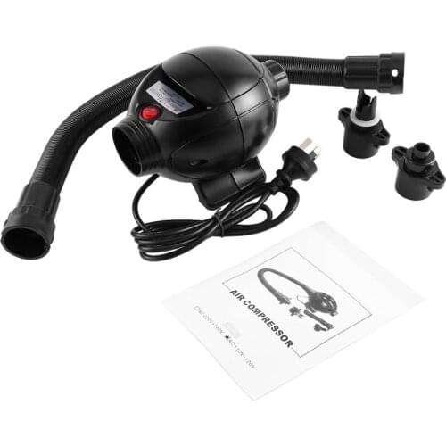 Air Compressor Electric Air Tumbling Track Gym Pump Gymnastics Mats Pump Electric Air Pump for Inflate/Deflate Black