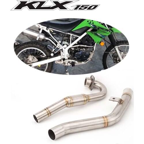 Motorcycle Modification off-Road Vehicle Exhaust Escape KLX 150 Pipe KLX150 Front KLX150BF KLX150L Muffler