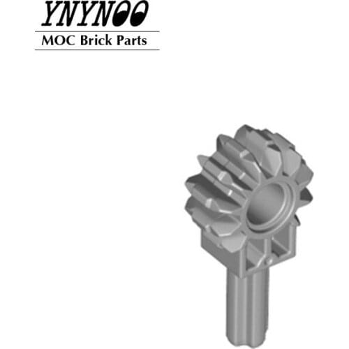 10-20Pcs/lot Technical Gears Arm with Gear 8 Tooth and 1.5L Axle 24014 MOC Building Blocks Bricks DIY Assemable Particles Toys