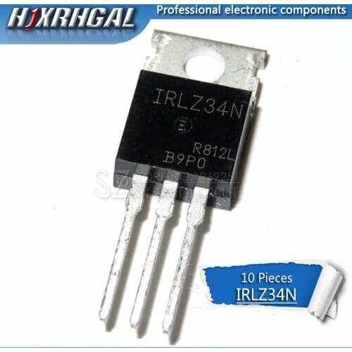 10pcs IRLZ34N TO-220 IRLZ34NPBF TO220 IRLZ34