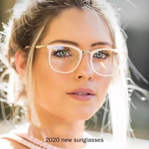 2020 Square Multifocal Progressive Reading Glasses Women Cat Diopter Eyeglasses Bifocal Eyewear For Near And Far Distance NX