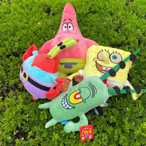 25cm Patrick Star Sandy Gary the Snail Squidward Tentacles Eugene H. Krabs stuffed animals kids baby toys