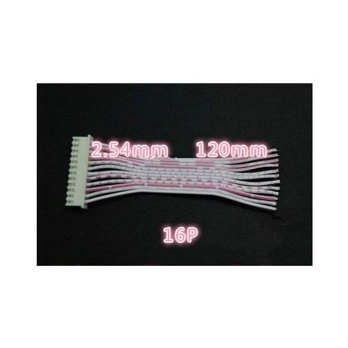 50 sets 16 Pin Connector leads Heade 2.54 mm L: 150mm