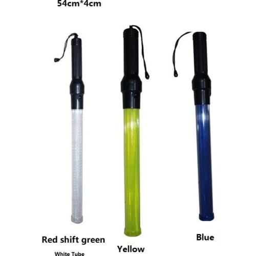 54cm*4cm Outdoor LED Traffic Safety Signal Warning Flashing Wand Baton Police ref baton Safety signal command tool