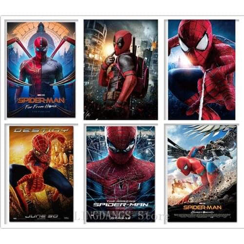 5D DIY Full Drill Diamond Painting Disney Marvel Spiderman Movie Diamond Mosaic Embroidery Cross Stitch Art Kits Home Decor Gift